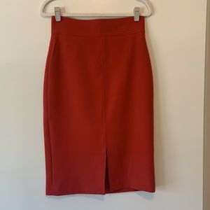 Ann Taylor long skirt size 2 in orange.